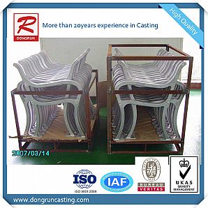 Bankenden aus Aluminiumguss im permanenten Formgussverfahren